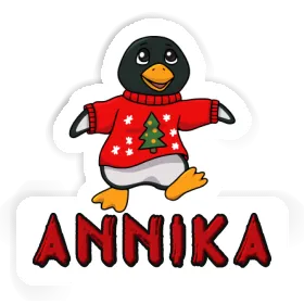 Aufkleber Annika Pinguin Image