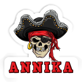 Annika Sticker Pirate-Head Image