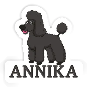 Annika Sticker Poodle Image