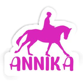 Aufkleber Reiterin Annika Image