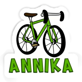 Sticker Racing Bicycle Annika Image