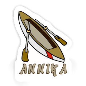 Annika Aufkleber Ruderboot Image