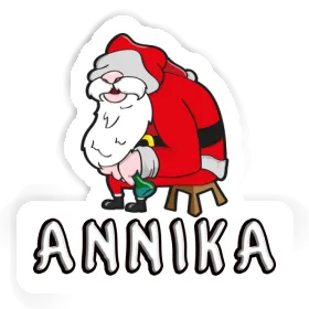 Santa Sticker Annika Image