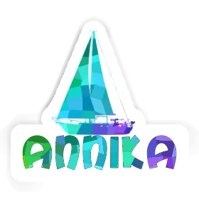 Annika Sticker Sailboat Image