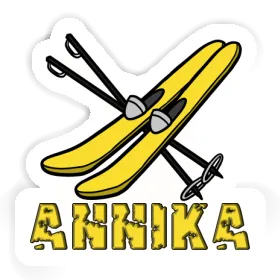 Annika Sticker Ski Image