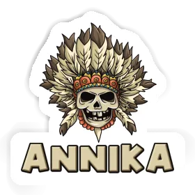 Kinder Totenkopf Sticker Annika Image