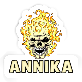 Annika Sticker Firehead Image