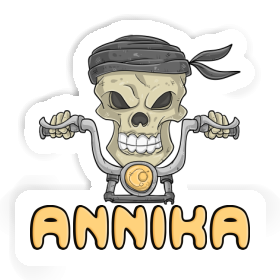 Annika Sticker Motorbike Rider Image