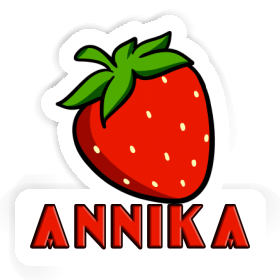 Annika Aufkleber Erdbeere Image