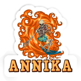 Aufkleber Wellenreiter Annika Image