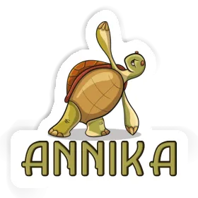 Yoga Turtle Sticker Annika Image