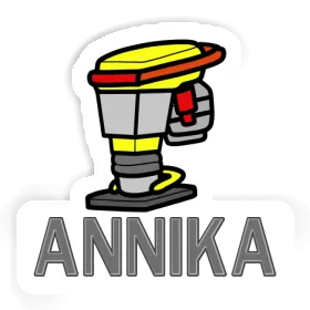 Sticker Vibratory tamper Annika Image