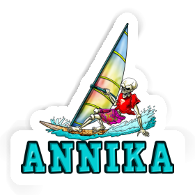 Surfer Aufkleber Annika Image