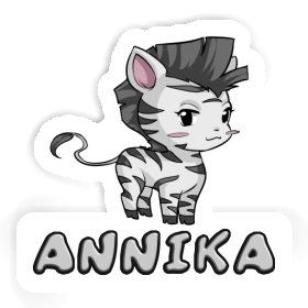 Annika Sticker Zebra Image