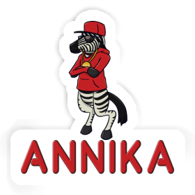 Sticker Zebra Annika Image