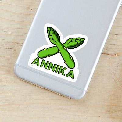 Asparagus Sticker Annika Laptop Image