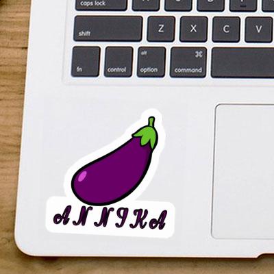 Annika Sticker Eggplant Notebook Image