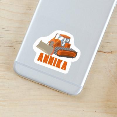 Annika Sticker Excavator Notebook Image