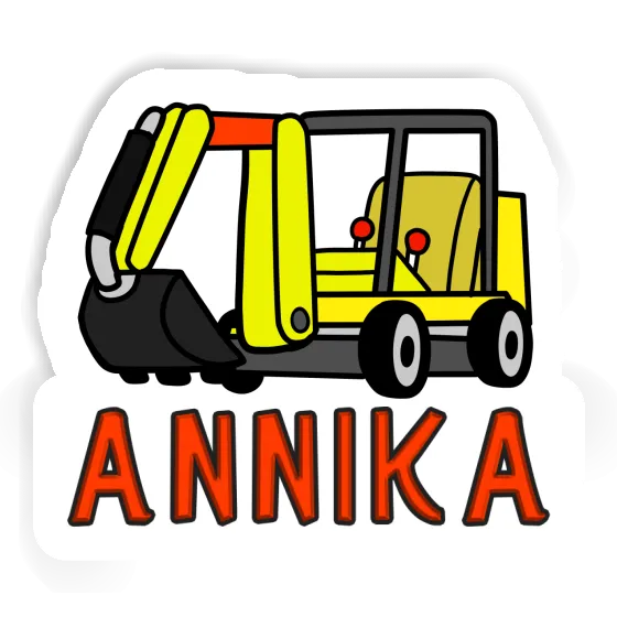 Mini-Excavator Sticker Annika Gift package Image