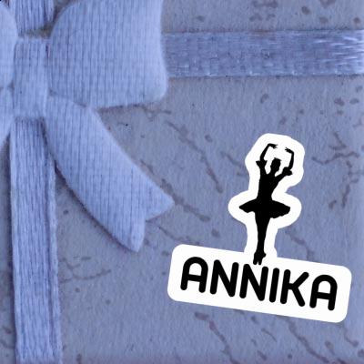 Ballerina Sticker Annika Notebook Image