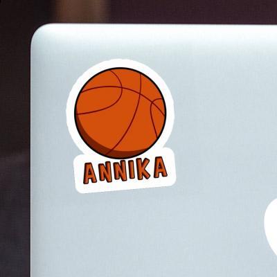 Annika Sticker Basketball Notebook Image