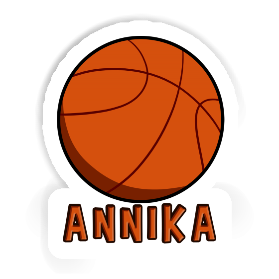 Annika Sticker Basketball Laptop Image