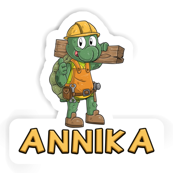 Annika Sticker Construction worker Gift package Image