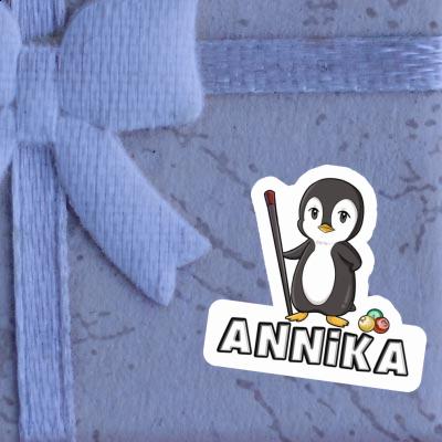 Sticker Annika Billiards Player Gift package Image