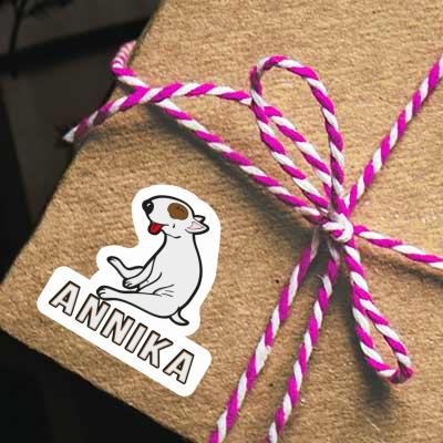 Annika Autocollant Terrier Gift package Image