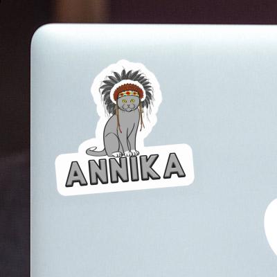 American Indian Sticker Annika Laptop Image