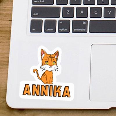 Aufkleber Katze Annika Notebook Image