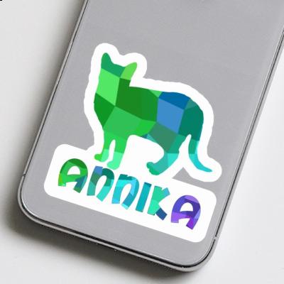 Annika Autocollant Chat Image