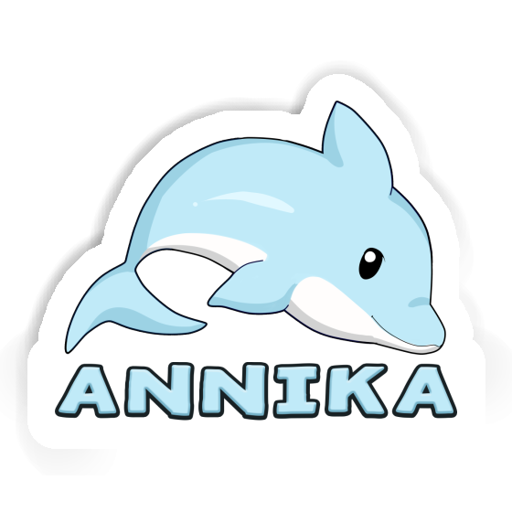 Sticker Annika Dolphin Notebook Image