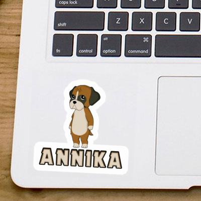 Autocollant German Boxer Annika Laptop Image