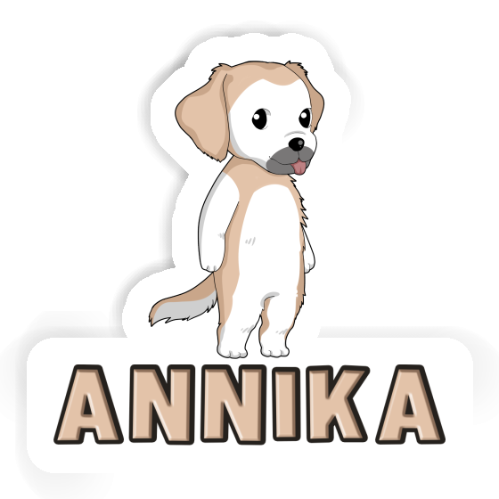 Sticker Annika Golden Yellow Laptop Image