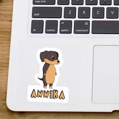 Sticker Dachshund Annika Notebook Image