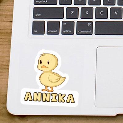 Aufkleber Ente Annika Laptop Image