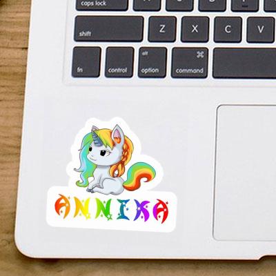 Licorne Autocollant Annika Laptop Image