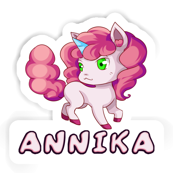 Unicorn Sticker Annika Laptop Image