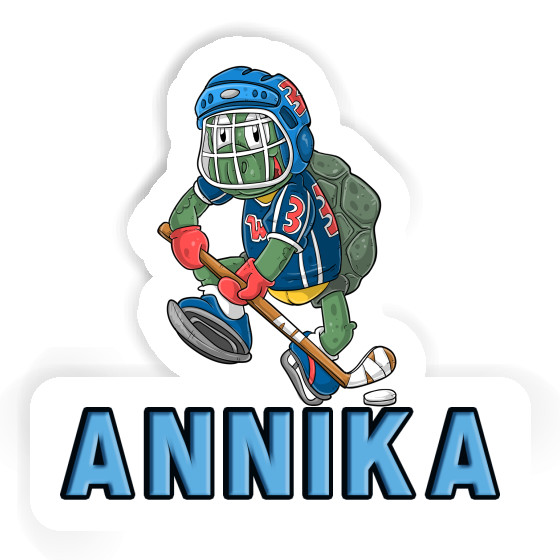 Sticker Annika Ice-Hockey Player Gift package Image