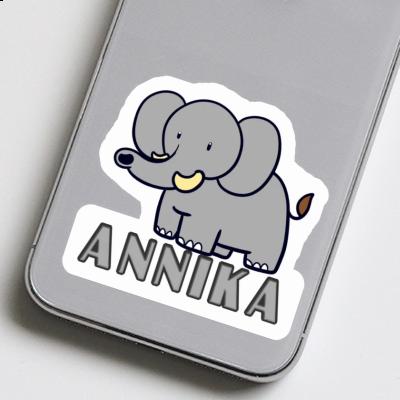 Elefant Aufkleber Annika Laptop Image