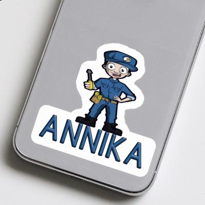 Sticker Annika Electrician Laptop Image