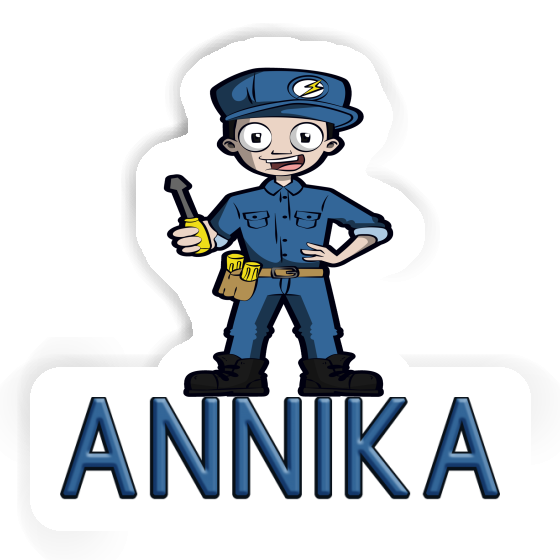 Sticker Annika Electrician Gift package Image