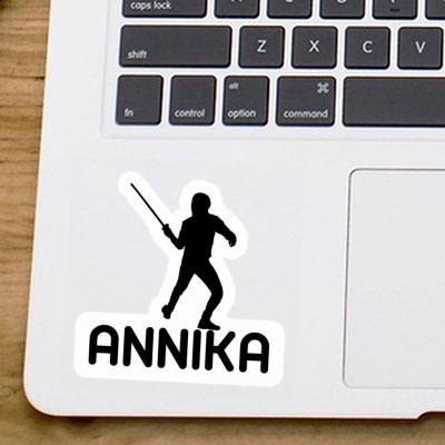 Sticker Annika Fencer Notebook Image