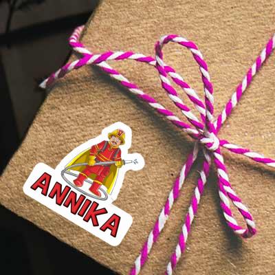 Annika Sticker Firefighter Image