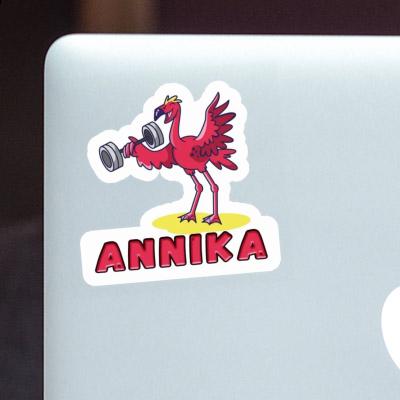 Gewichtheber Sticker Annika Notebook Image