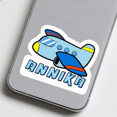 Annika Sticker Airplane Image