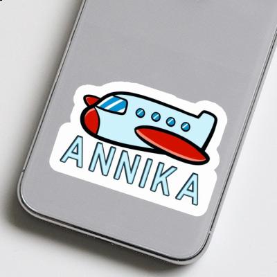 Sticker Plane Annika Laptop Image