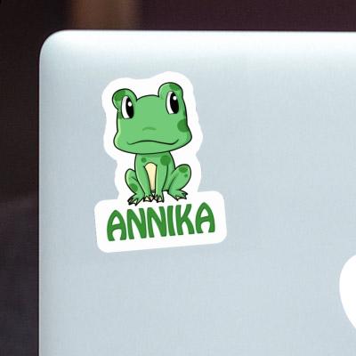 Frog Sticker Annika Laptop Image