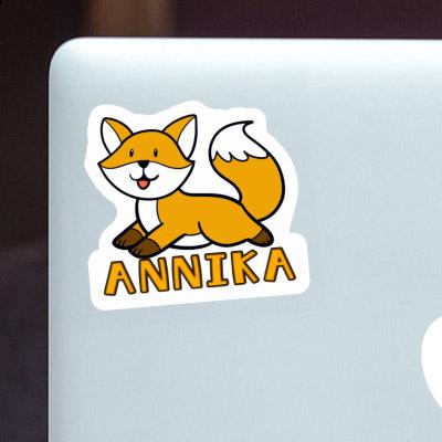 Annika Sticker Fox Notebook Image